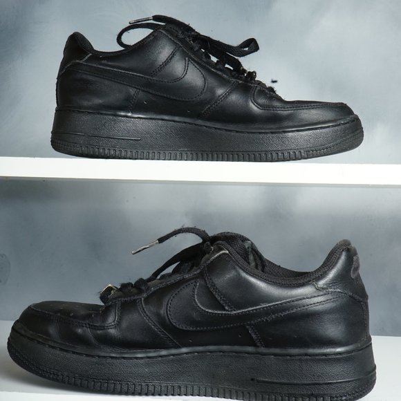 Nike Air Force 1 '82 Black low-top sneakers - 314192-009 | 6Y - Picture 4 of 11